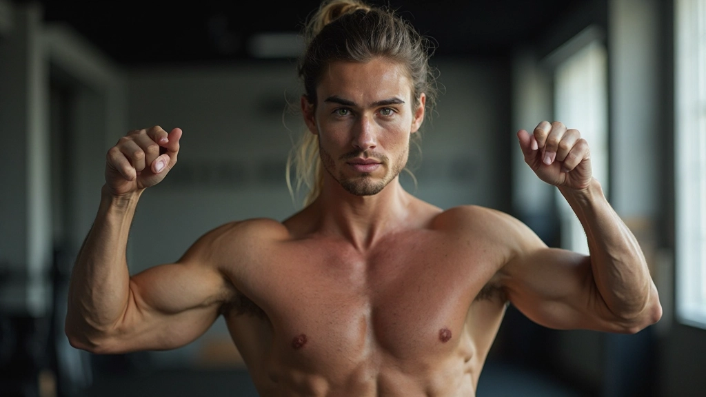 Persoon die met discipline en mentale veerkracht een uitdaging aangaat, determinate blik