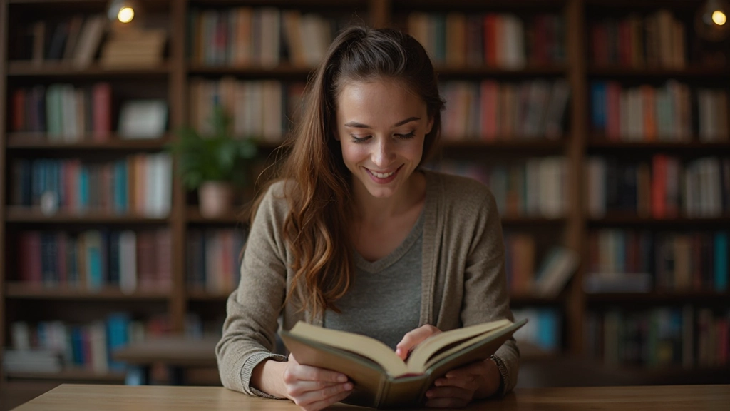 Persoon die actief leert en kennis opdoet, in een leeromgeving, concentratie en groei